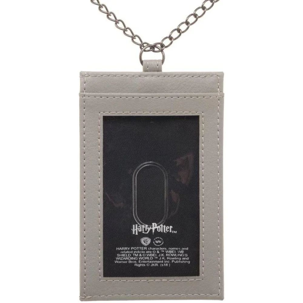 Bioworld Harry Potter Chain Lanyard Metal Charm ID‎ Badge Holder